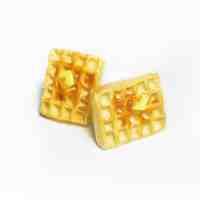 Butter Waffle Earrings